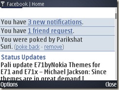 free  facebook chat messenger for nokia e71